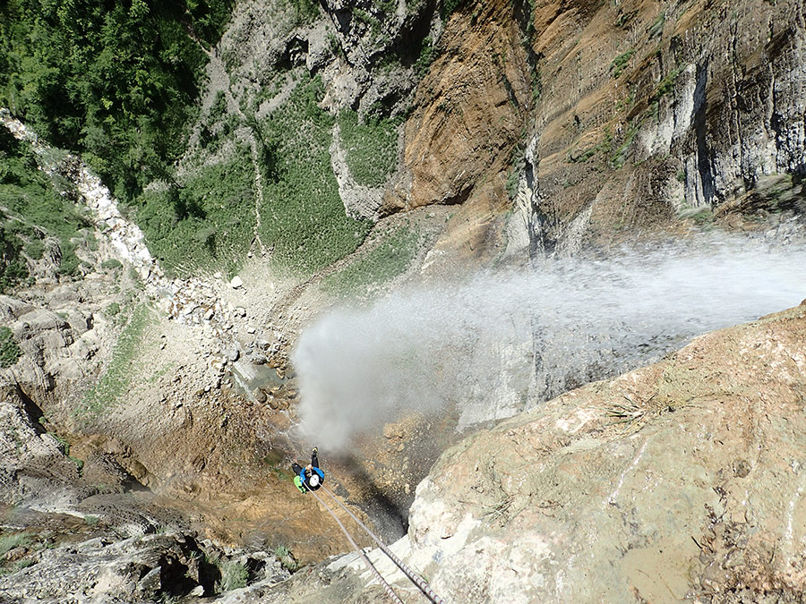 La canyon de Gorgette et Craponoz