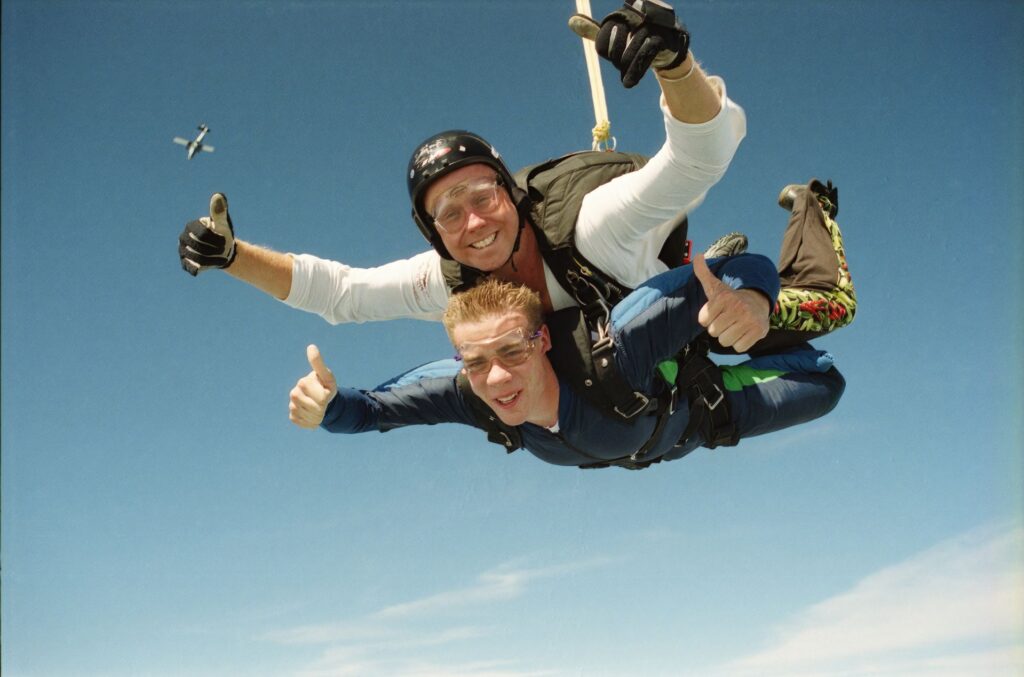 chute libre saut en parachute