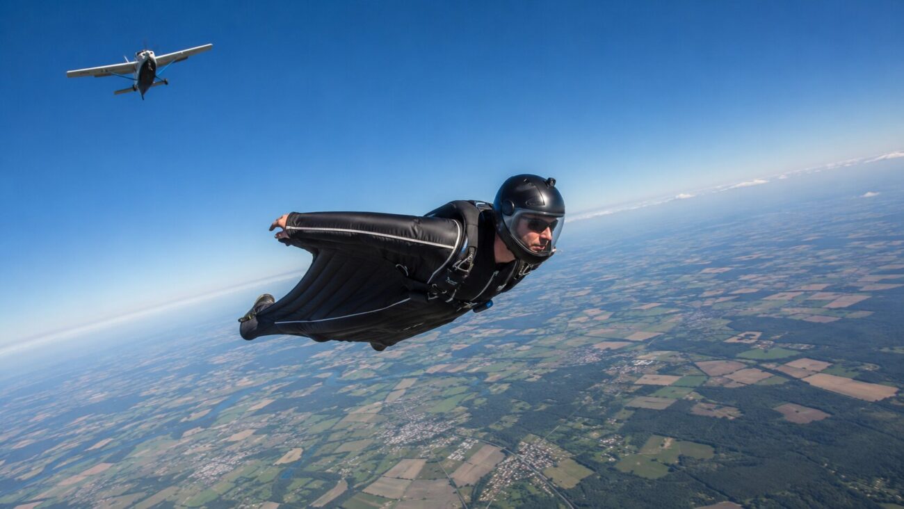vol en wingsuit