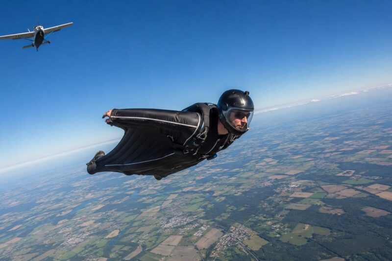 vol en wingsuit