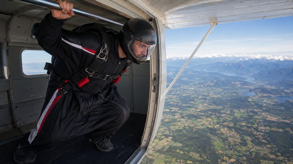 wingsuit sortie d'avion